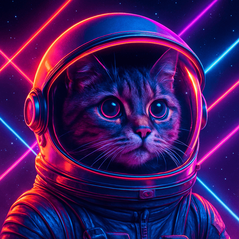 Космический котик 80-х